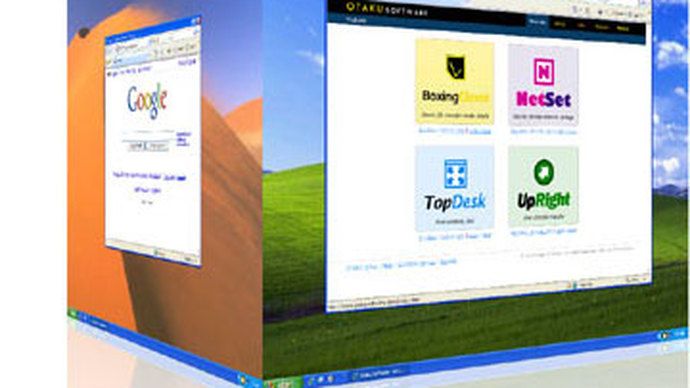 3D desktop MS Windows videi
